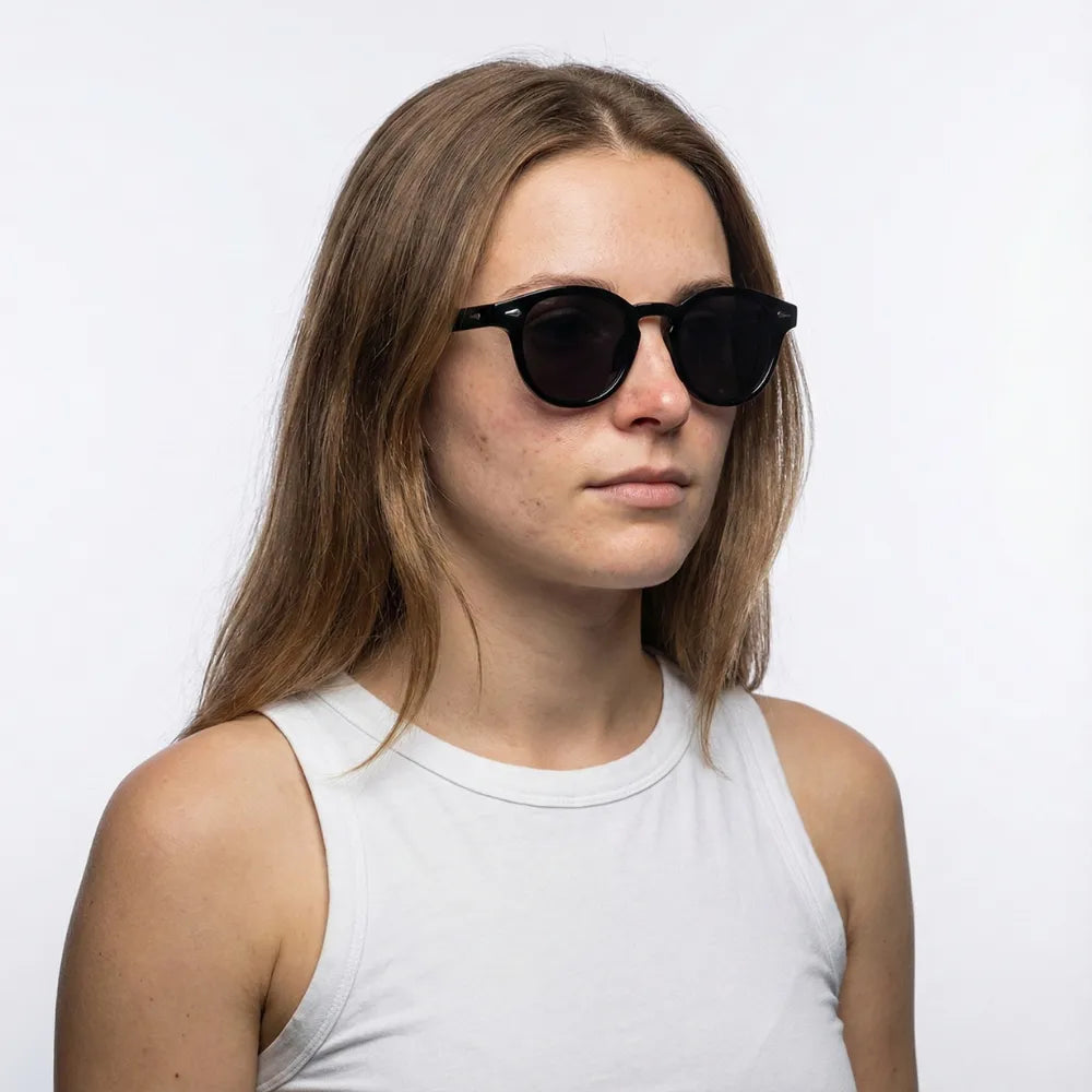Antibes 1923 small round acetate sunglasses by HARO Eyewear