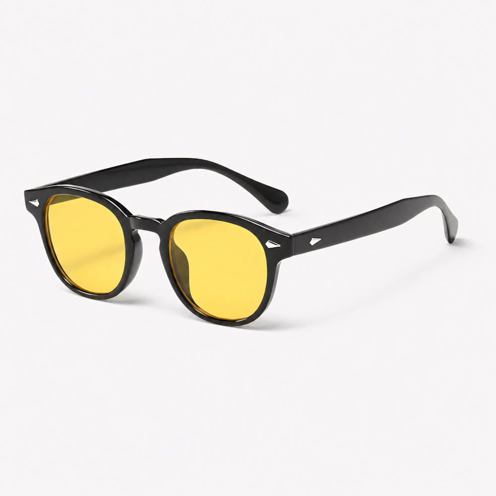 Antibes 1923 small round acetate sunglasses by HARO Eyewear