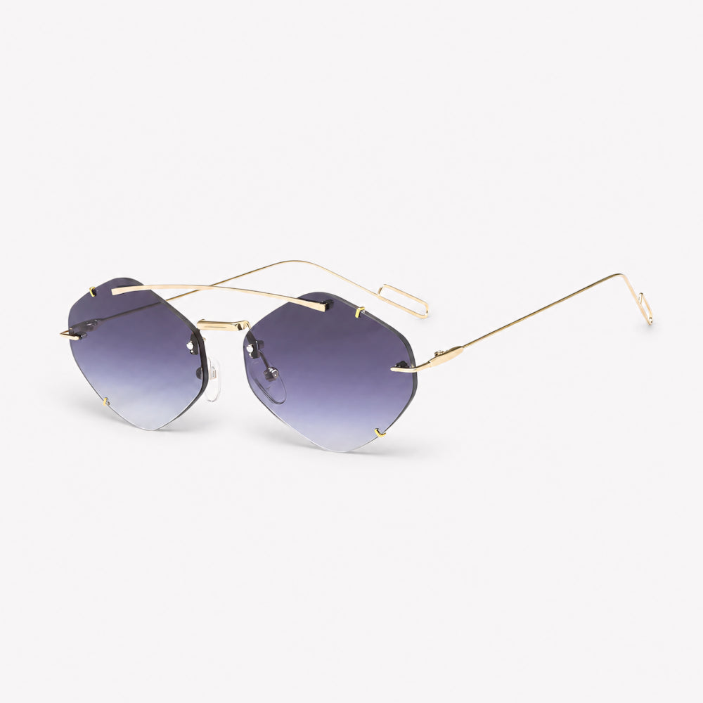 Cap d'Antibes minimal round acetate sunglasses by HARO Eyewear