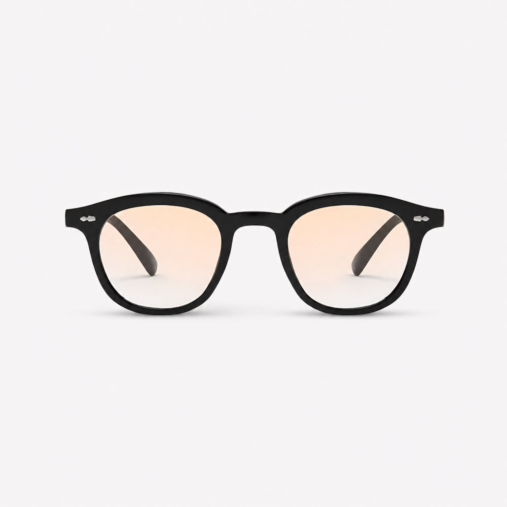 Portofino 7PM — classic round acetate sunglasses with polarized UV400 lenses, by HARO Eyewear