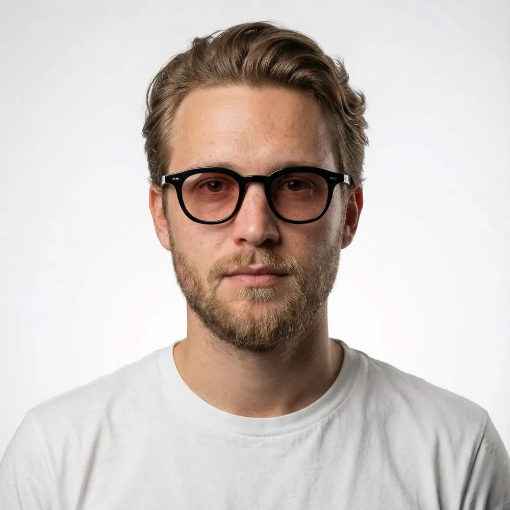 Portofino 7PM classic round acetate sunglasses by HARO Eyewear