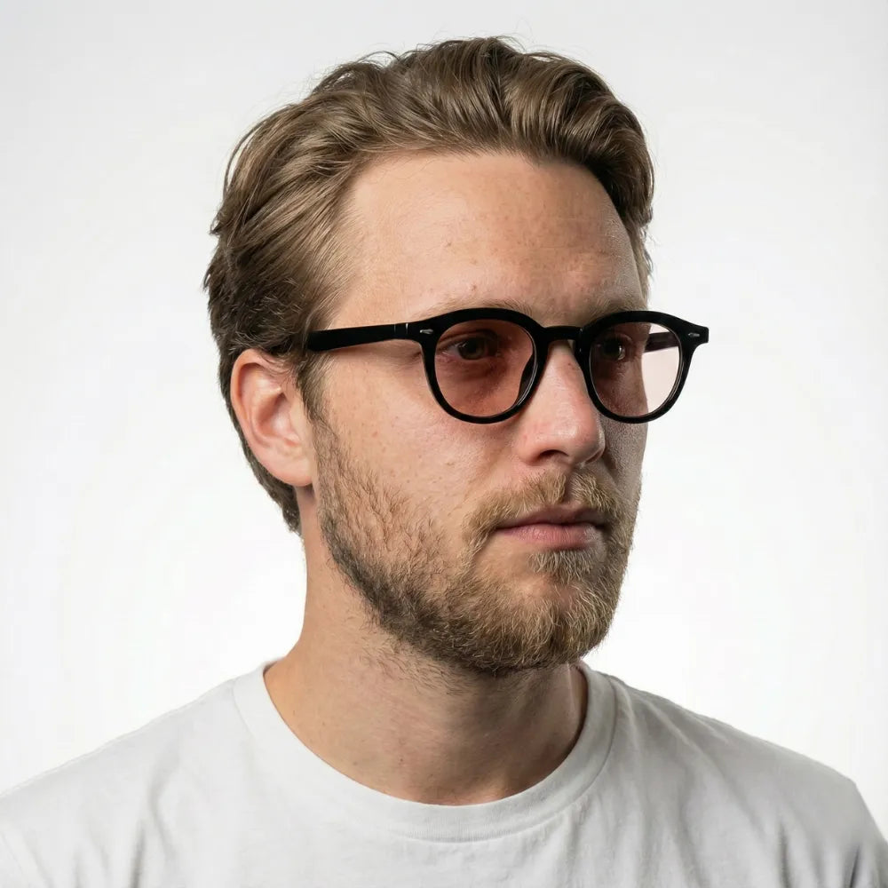 Portofino 7PM classic round acetate sunglasses by HARO Eyewear
