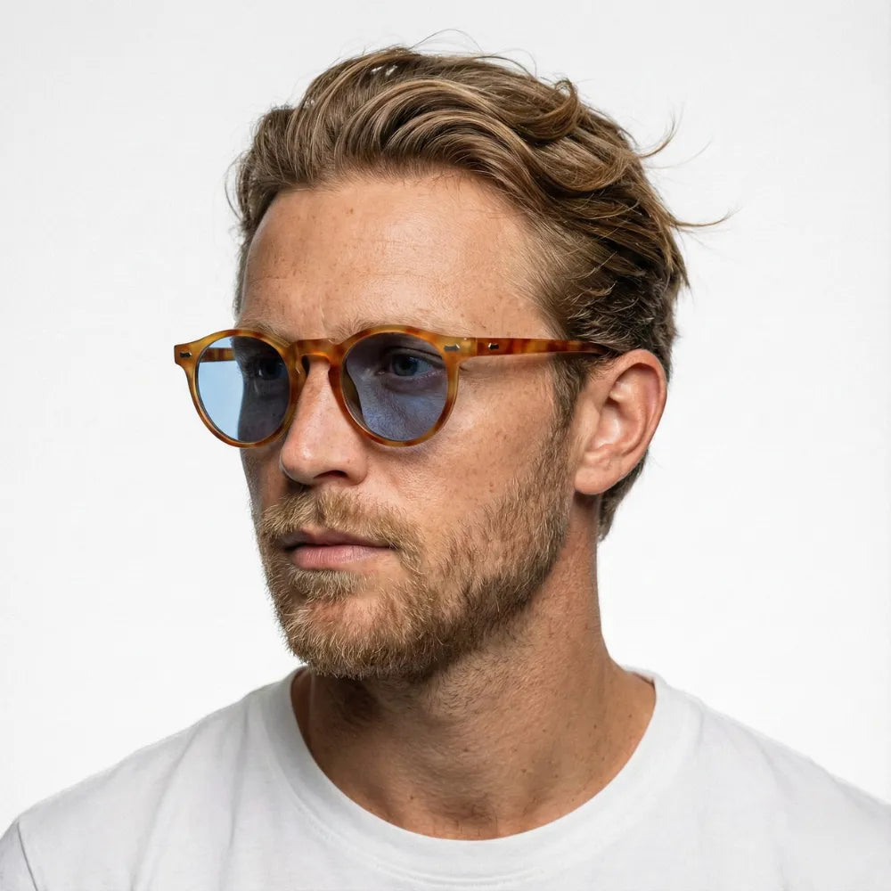 Ravello Infinity vintage round acetate sunglasses by HARO Eyewear