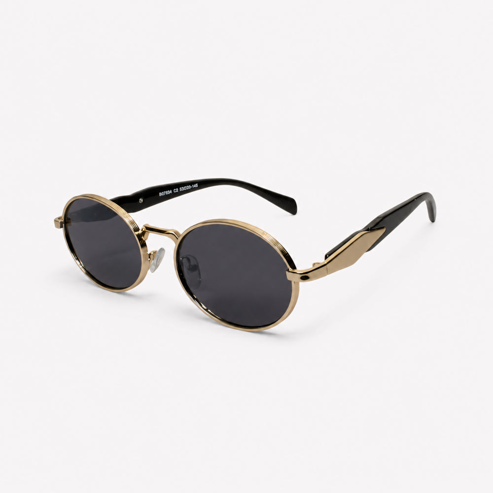 Villefranche Rade double-bridge round acetate sunglasses by HARO Eyewear