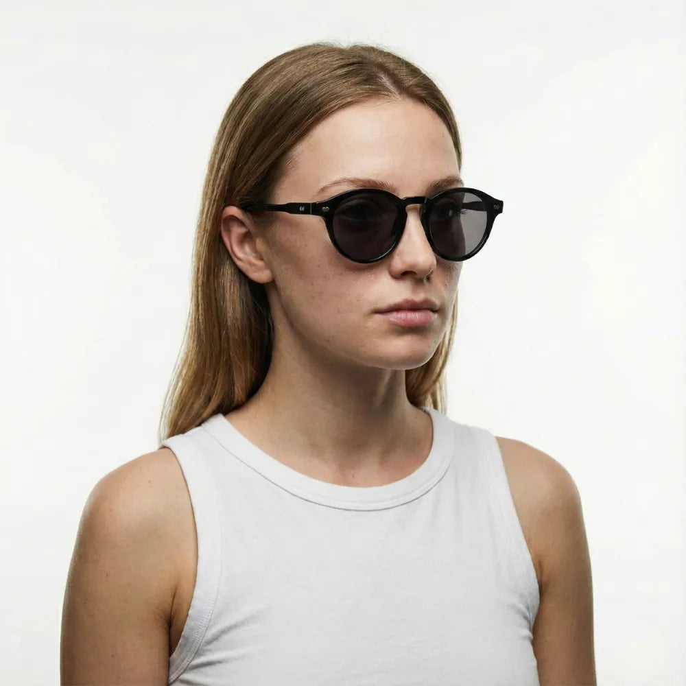 Bordighera Liguria round acetate sunglasses by HARO Eyewear