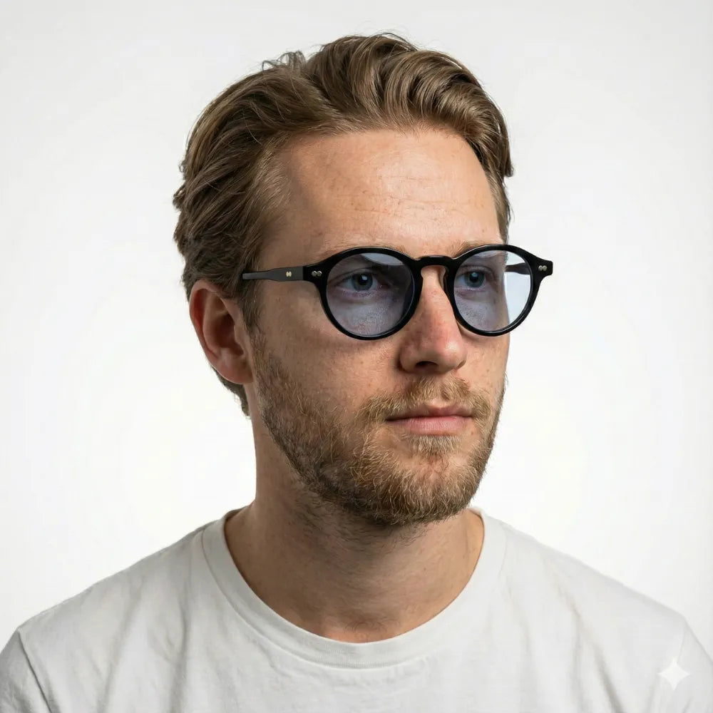 Bordighera Liguria round acetate sunglasses by HARO Eyewear