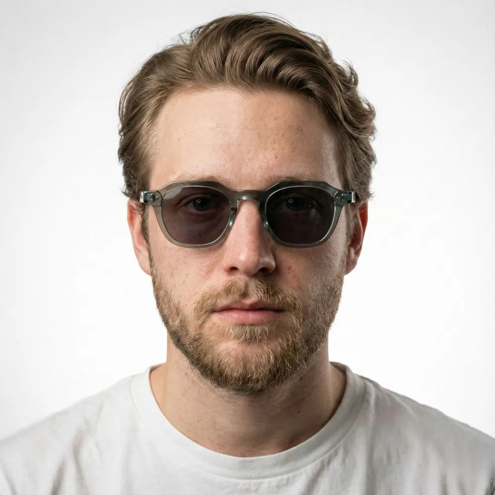 Cannes 1946 round acetate sunglasses by HARO Eyewear