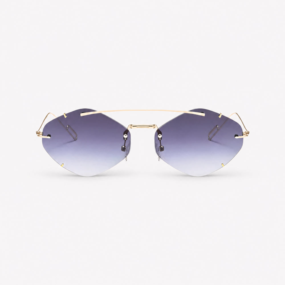 Cap d'Antibes — minimal round acetate sunglasses with polarized UV400 lenses, by HARO Eyewear
