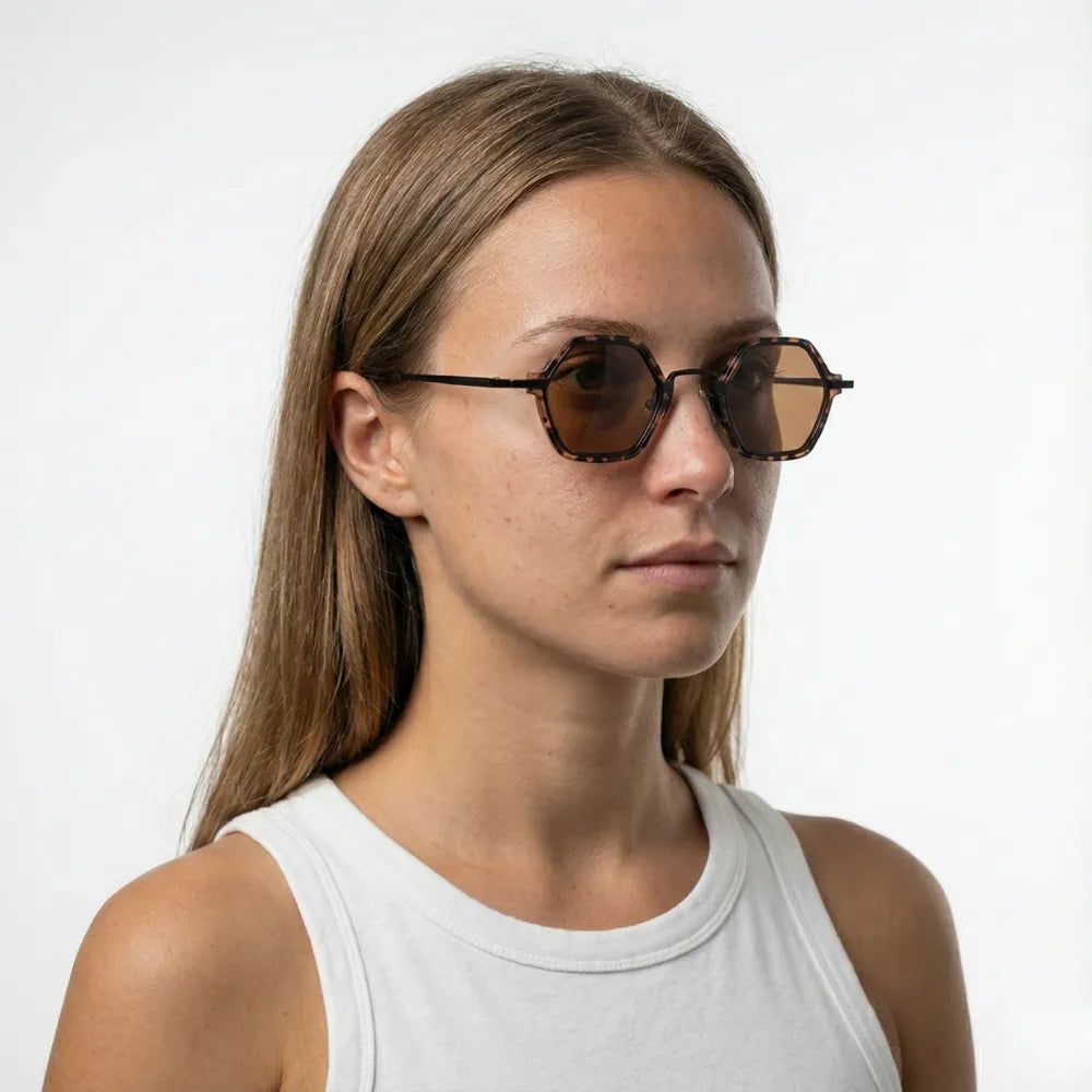 Cap-Ferrat 1925 hexagonal acetate sunglasses by HARO Eyewear