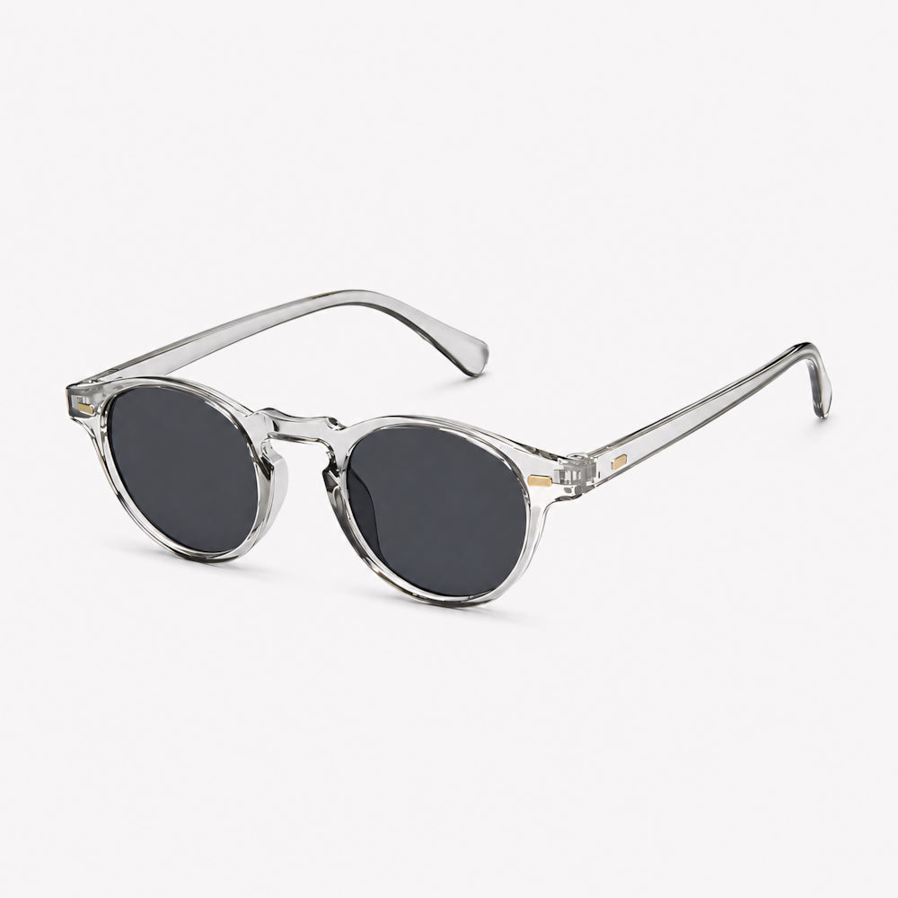 Côte d'Azur Èze translucent round acetate sunglasses by HARO Eyewear