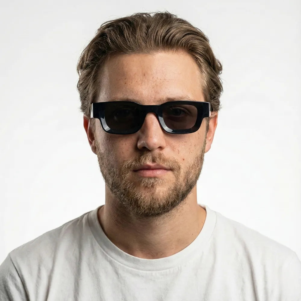 Côte d'Azur Menton rectangular acetate sunglasses by HARO Eyewear