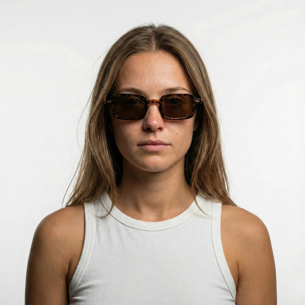Dolcevita Portofino rectangular acetate sunglasses by HARO Eyewear