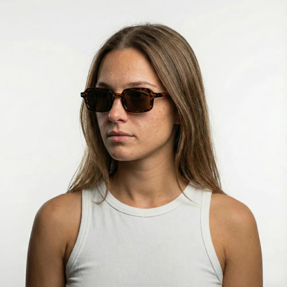 Dolcevita Portofino rectangular acetate sunglasses by HARO Eyewear