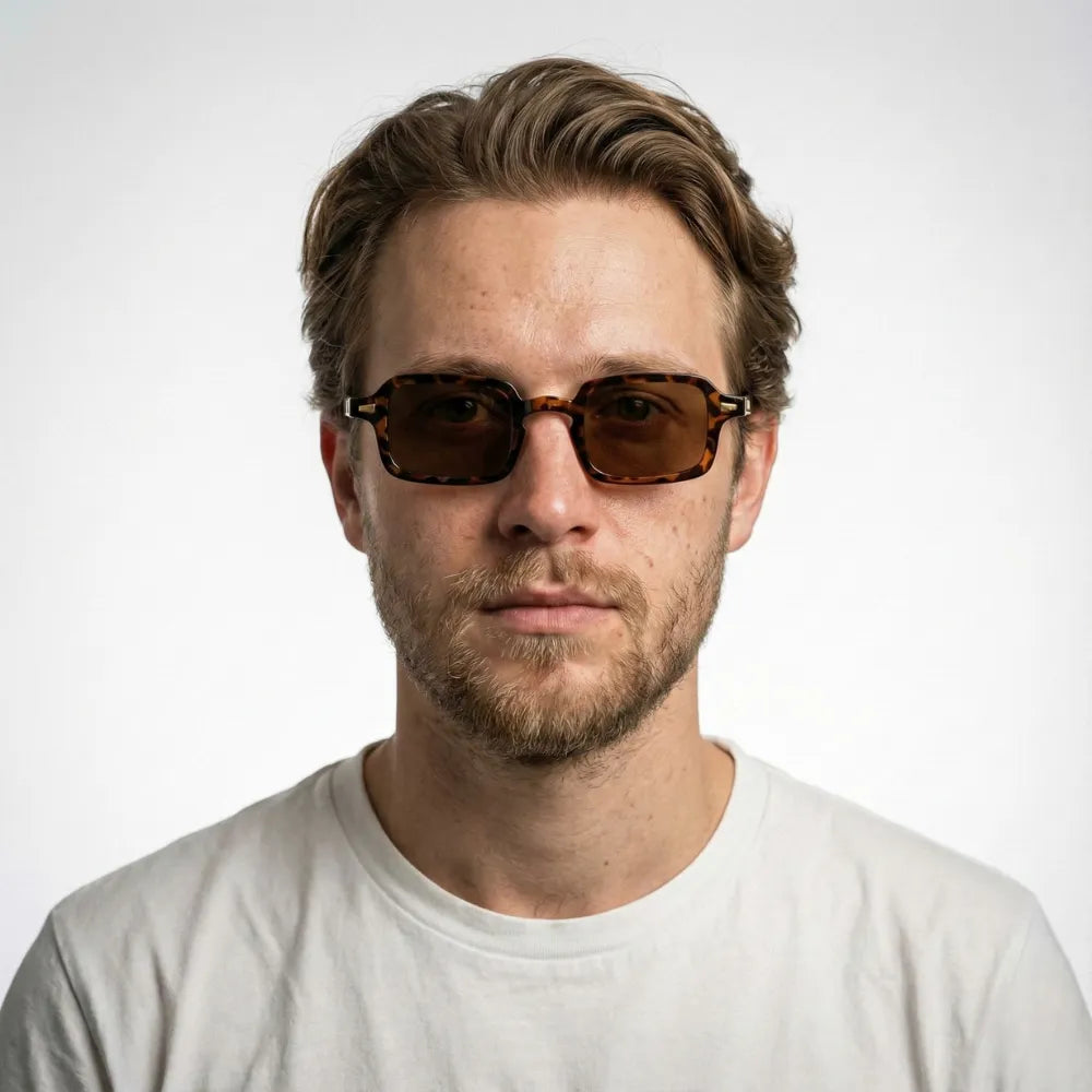 Dolcevita Portofino rectangular acetate sunglasses by HARO Eyewear