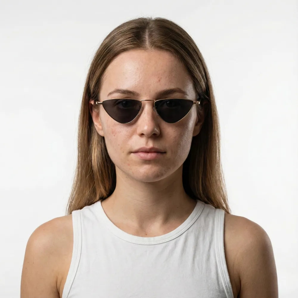 Hyères Palmiers cat-eye metal sunglasses by HARO Eyewear