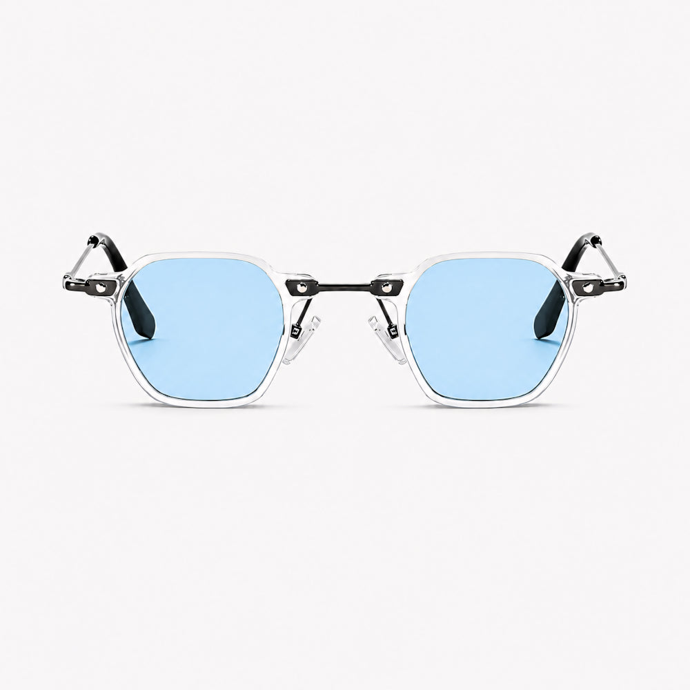 Porto Cervo small hexagonal metal sunglasses by HARO Eyewear