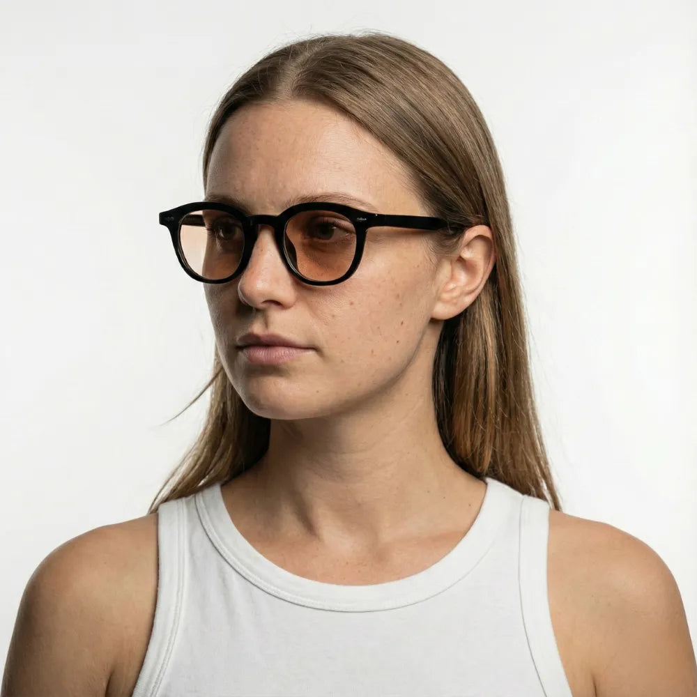 Portofino 7PM classic round acetate sunglasses by HARO Eyewear