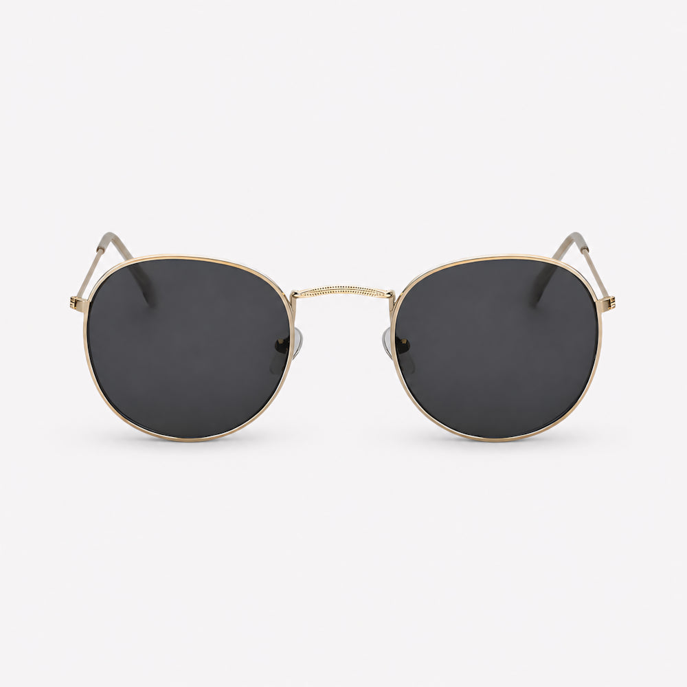 Portovenere 1952 — thin round metal sunglasses with polarized UV400 lenses, by HARO Eyewear