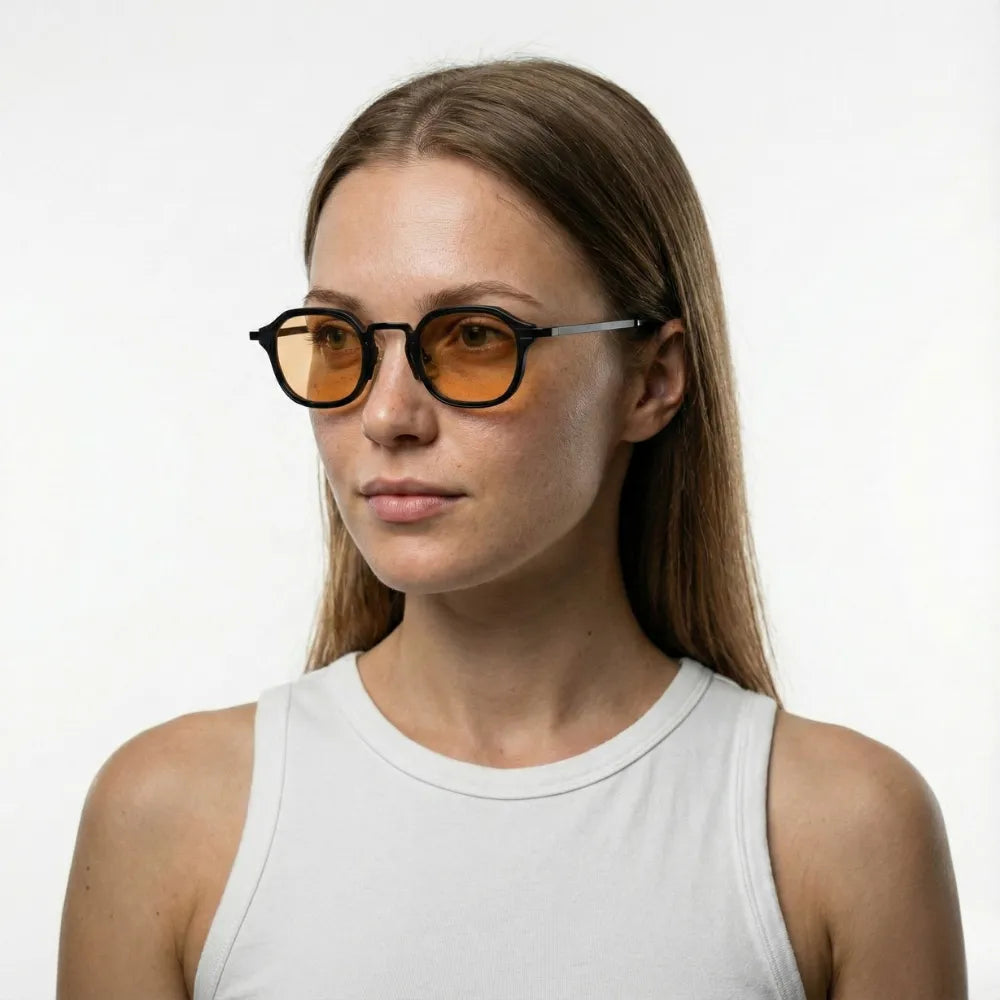 St. Tropez '56 small round metal sunglasses by HARO Eyewear