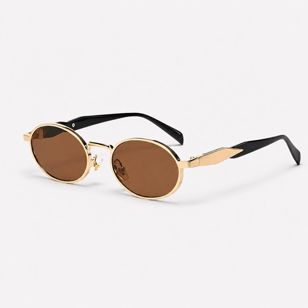 Villefranche Rade double-bridge round acetate sunglasses by HARO Eyewear